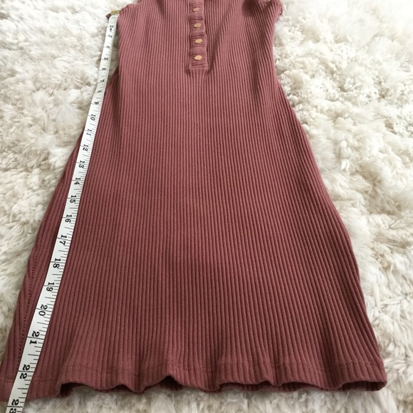 🎉HP🎉Mauve Ribbed Mini Dress - Picture 7 of 8